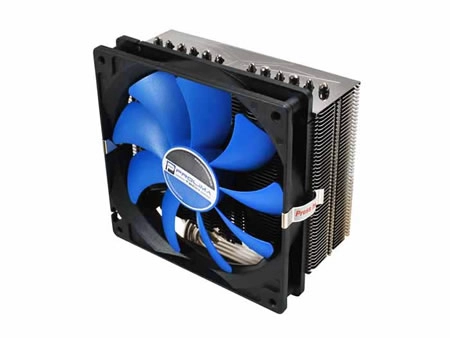 Deux ventilateurs chez ProlimaTech, en bleu et en rouge