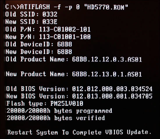 OverClex nous explique comment flasher proprement un BIOS d'une ATI HD 5xxx