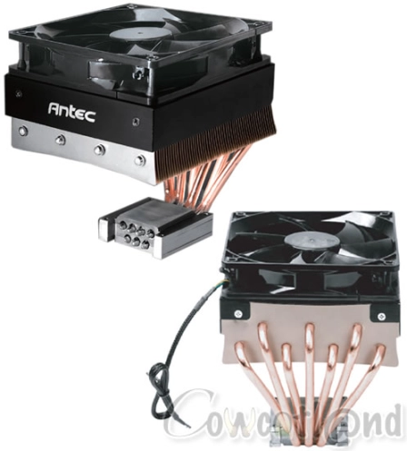 Les trois nouveaux ventirads CPU d'Antec se montrent