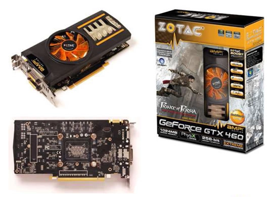 Zotac : une GTX 460 AMP! Edition