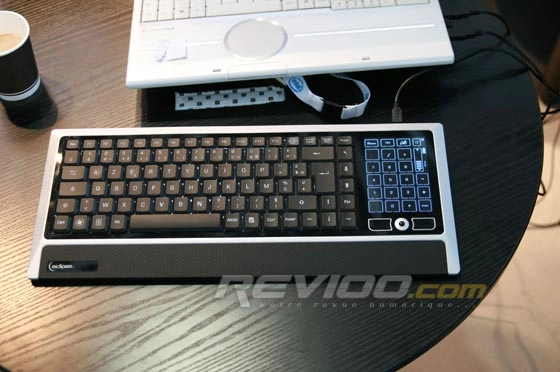 Le clavier du Chatz Fou, chez Revioo