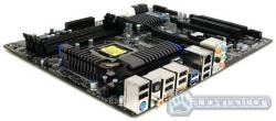 La Gigabyte GA-P67A-UD4 d�cortiqu�e ; peut-�tre trop.
