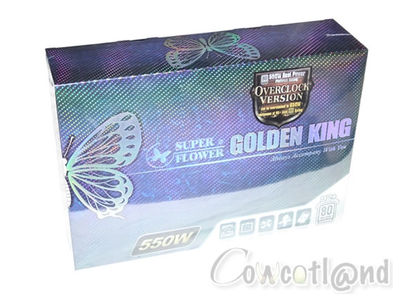 Alimentation 80 Plus Platinium Super Flower : Elle est l�.
