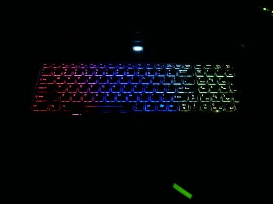 Le clavier du GT780 tout foufou