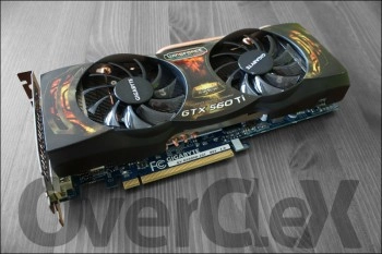 Une GTX560 TI Super Over Clock sur le banc