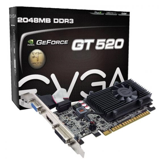 EVGA colle 2 go � une GT520