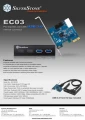 [Maj] SilverStone EC01, deux USB 3.0 sur header via du PCI-E 1x, et EC03 aussi