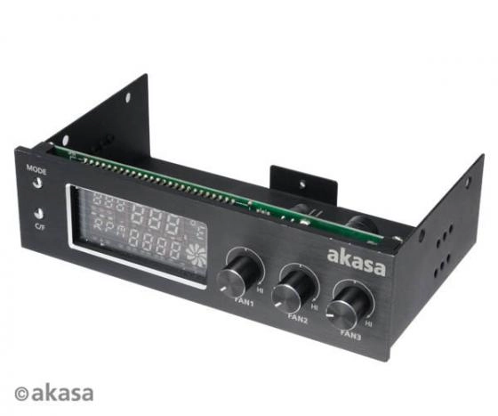 Akasa FC.TRIO, un rh�obus 3 x 30W avec �cran