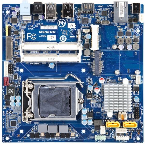 Gigabyte GA-MSH61DI, du Thin Mini-ITX pour Sandy
