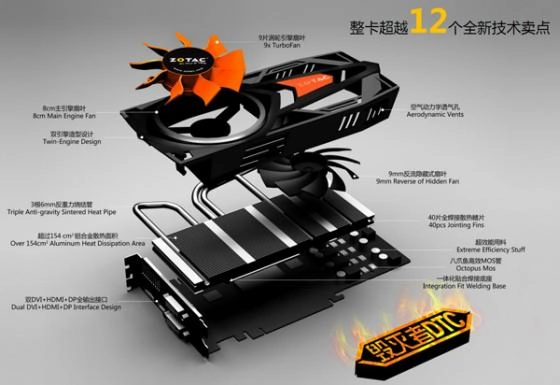 Zotac : une 560 DTC