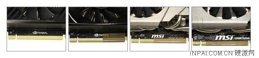 PCI-E 1x, 4x, 8x et 16x : quatre cartes graphiques, du SLI et du CF