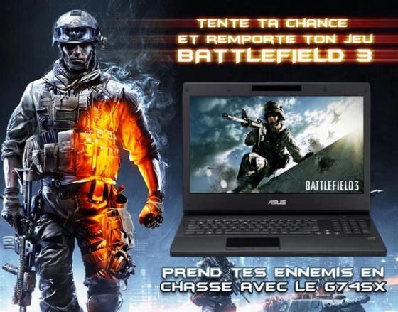 ROG vous fait gagner 20 jeux Battlefield 3