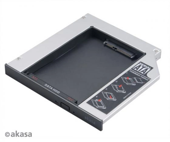 Akasa aussi planque ton SSD dans un lecteur slim, et m�me en IDE !