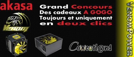 Concours Akasa Venom : une alimentation Venom Power 750 watts Tris