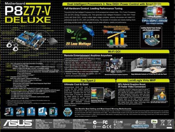La P8Z77-V Deluxe en vente en Chine