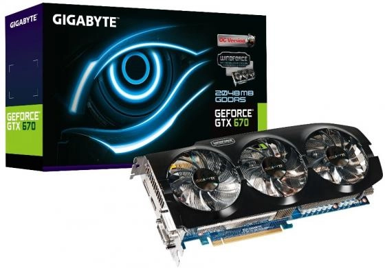 Gigabyte : une 670 OC en Windforce 3X 