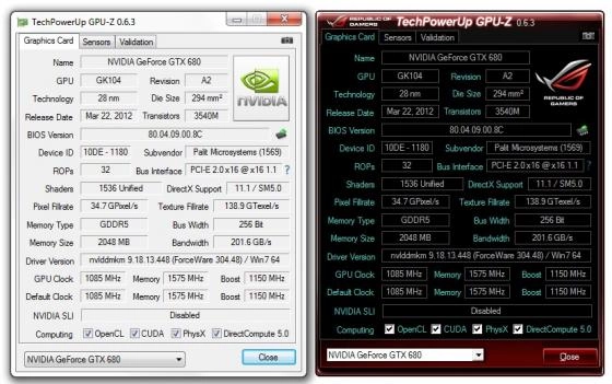 GPU-Z 0.6.3 en vue