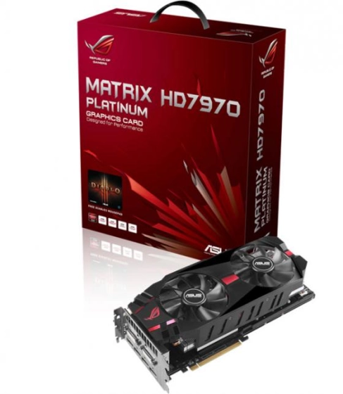 Les HD 7970 Matrix d'Asus