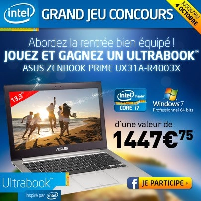 LDLC : un concours pour un UltraBook � 1447�75