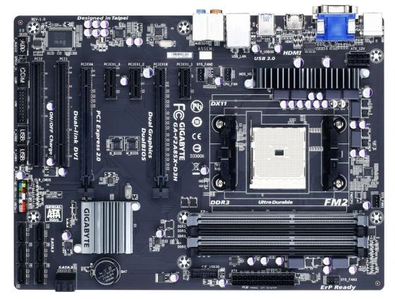 Gigabyte pr�sente sa F2A85X-D3H