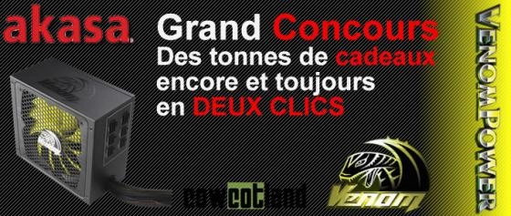 Concours AKASA Venom Power : Une premi�re alimentation Gold 850 watts