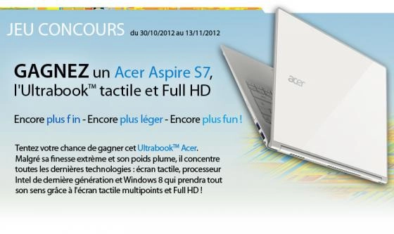 Gagnez un Acer Aspire S7