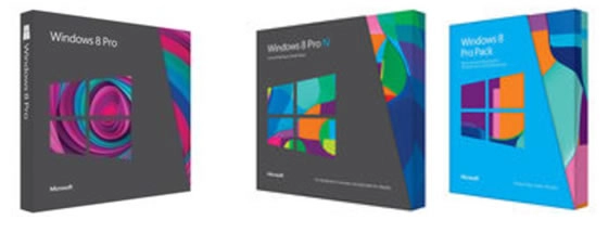 Mais � quoi ressemblent les boites de Windows 8