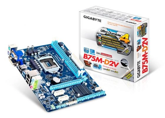 Gigabyte pr�sente la B75M-D2V