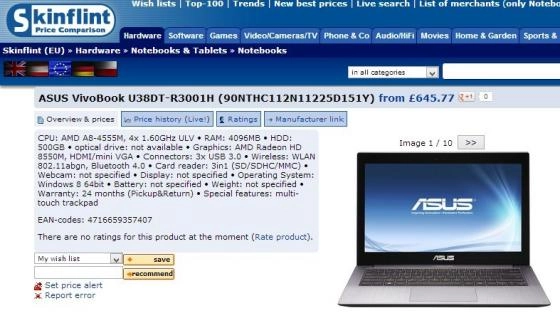 Une premi�re RADEON s�rie 8xxx dans un portable ?