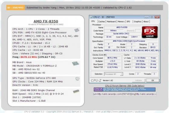 Un nouveau record pour le FX-8350