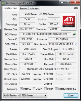  Preview Asus HD 7970 Direct CU II Oc