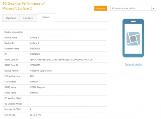 Microsoft adopte le Tegra 4 de Nvidia pour sa tablette Surface 2