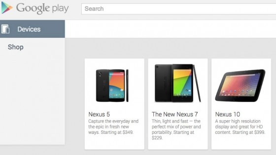 Google d�voile malencontreusement le Nexus 5