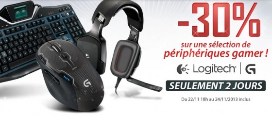 Les BP de JIBAKA : - 30 % sur Logitech chez Materiel.net + -50 % sur le second p