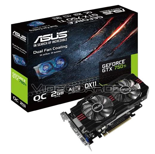 Les GTX 750 d'Asus