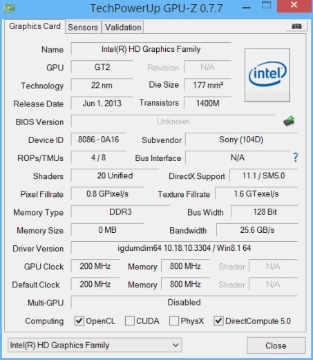 GPU-Z passe en 0.7.7