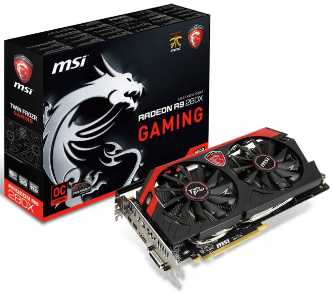 MSI d�gaine une R9 280X 6 Go
