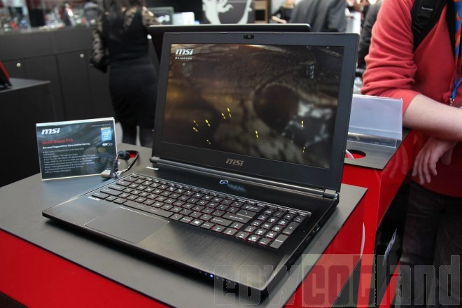 CeBIT 2014 : MSI va proposer un Portable 3K  ''slim'' 15