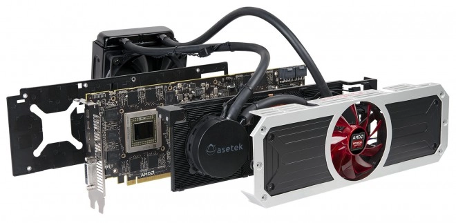 Le refroidissement de la R9 295X2 est assur� par Asetek