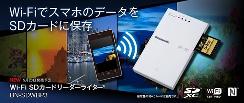 PANASONIC BN-SDWBP3, un lecteur de carte SD portable.	