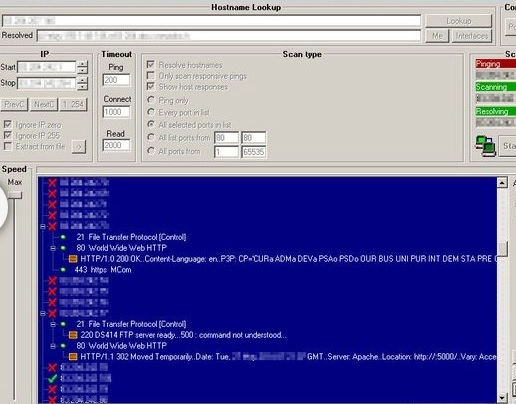 Scan d'adresses IP : on est rentr� chez vous !