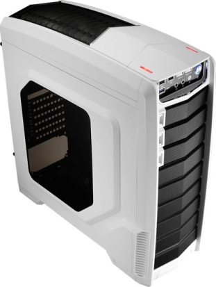 Aerocool GT-A, un boitier moyen tour noir et rouge ou noir et blanc
