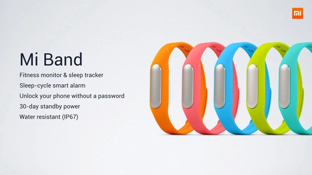 Xiaomi Mi Band : Un bracelet connect� � 13 Dollars