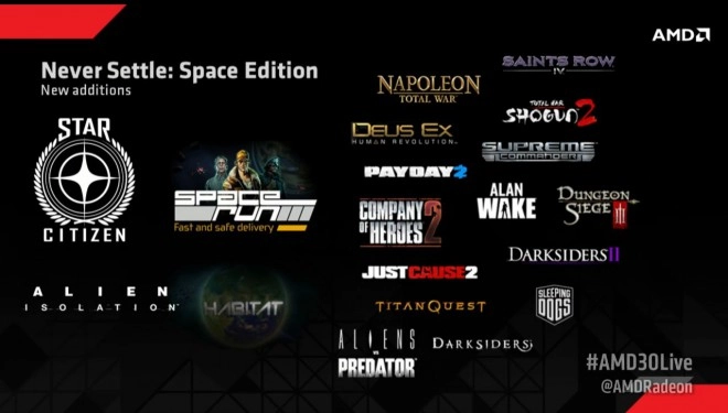 AMD propose un nouveau bundle Never Settle