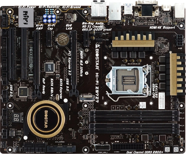 La Biostar Hi-Fi Z97Z7 nous arrive avec tous ses Super Trucs