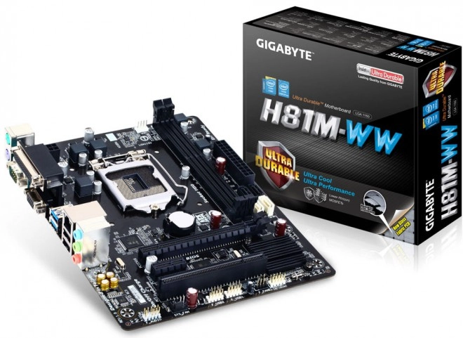 La carte m�re Gigabyte H81M-WW aura un chipset audio Realtek ALC887