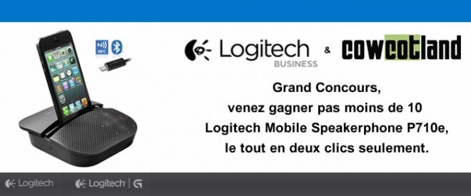 Grand Concours Logitech Business : un troisi�me Speakerphone P710e