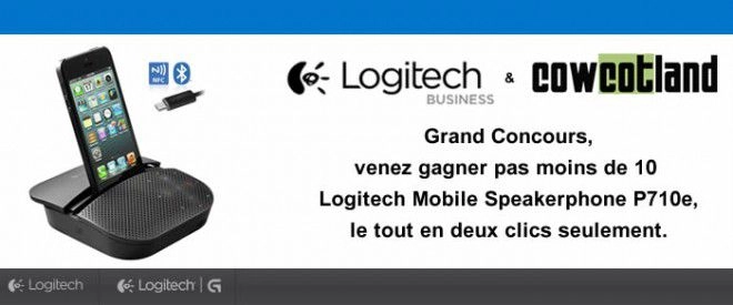 Grand Concours Logitech Business : encore un Speakerphone P710e