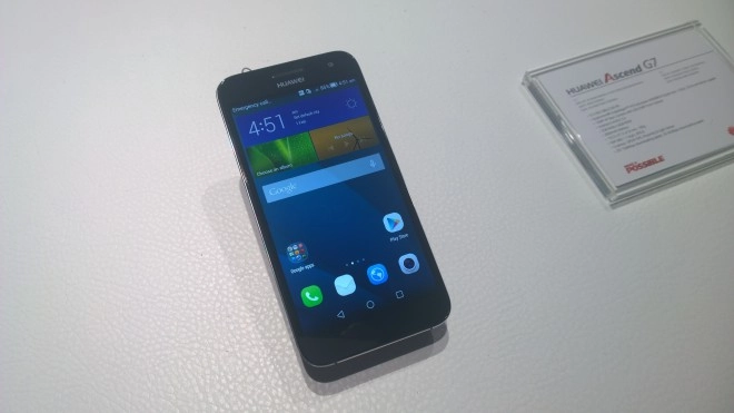 IFA 2014 : Huawei Ascend G7, un 5.5 pouces 4G � 299�