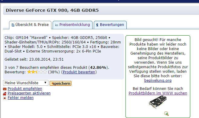 Nvidia GeForce GTX 980 : Les caract�ristiques techniques r�v�l�es ?